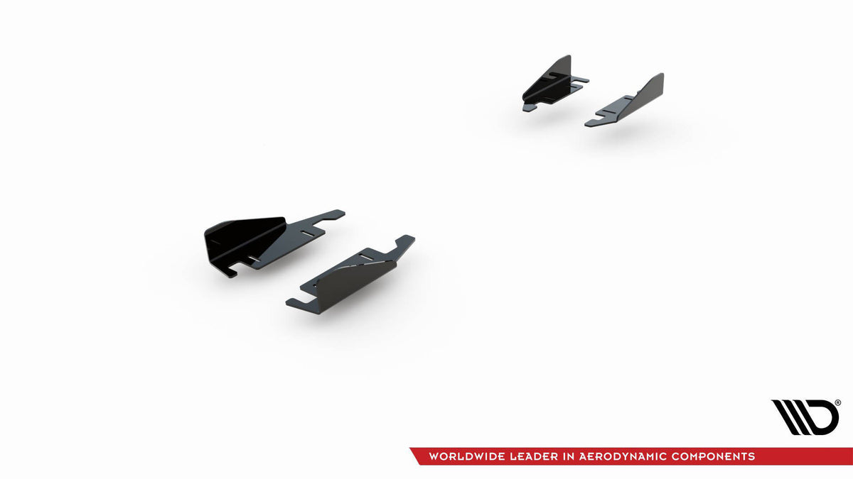 Aerodynamiske sideflaps for Volkswagen Golf GTI Clubsport Mk8 Facelift bakre kant