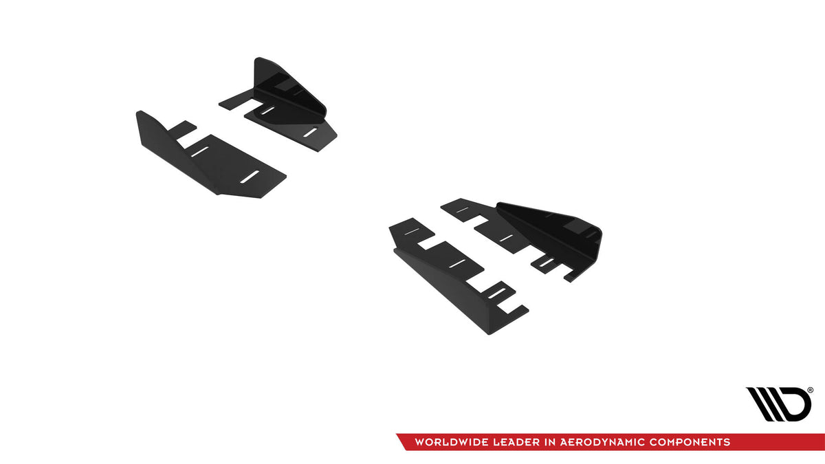 Street Pro sideflaps for Jetta GLI MK7 vist i profil med kantdetalj