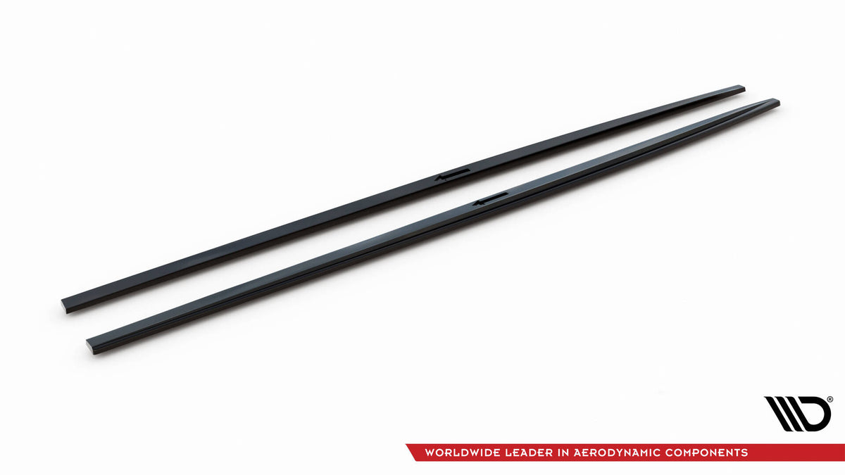Maxton Design sidepanel-diffusor til Audi A7 S-Line C8 vist fra undersiden