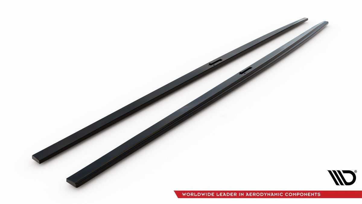 Sideskjørt diffusor for Audi S7 C8 Facelift – venstre og høyre del utpakket