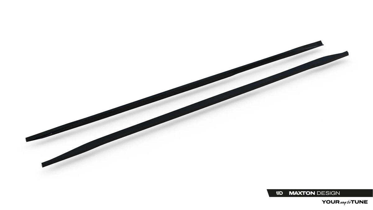 Nærbilde av sideskjørt diffuser til Audi A8 S-Line Long D5 Facelift