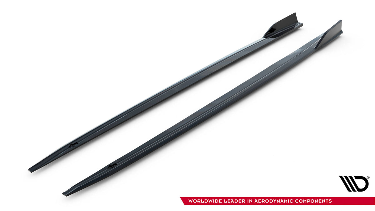 Komplett sett med to sideskjørt diffusorer for Audi A5 S-Line Sportback F5