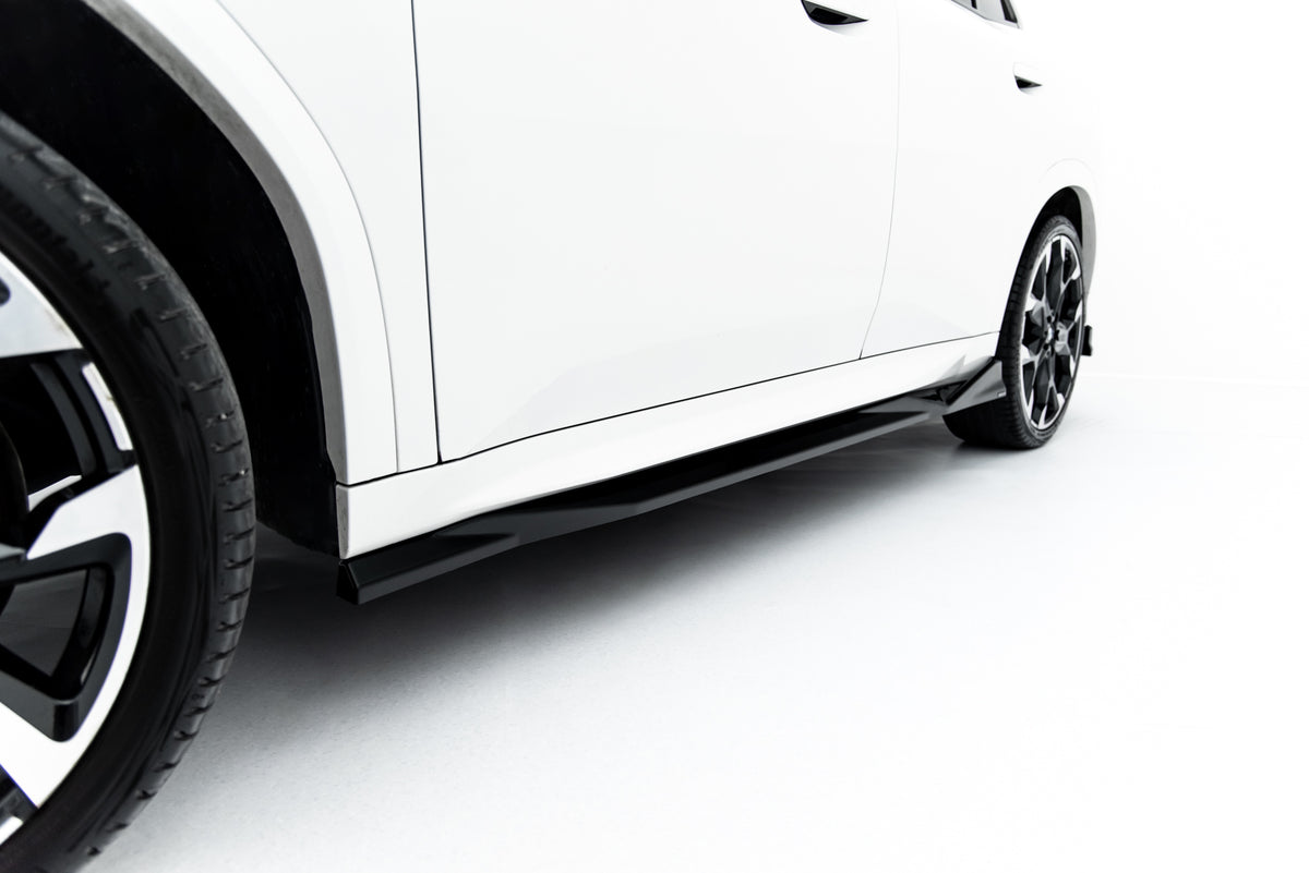 Sideskjørt diffusers til BMW X2 M35i U10 i blank sort ABS