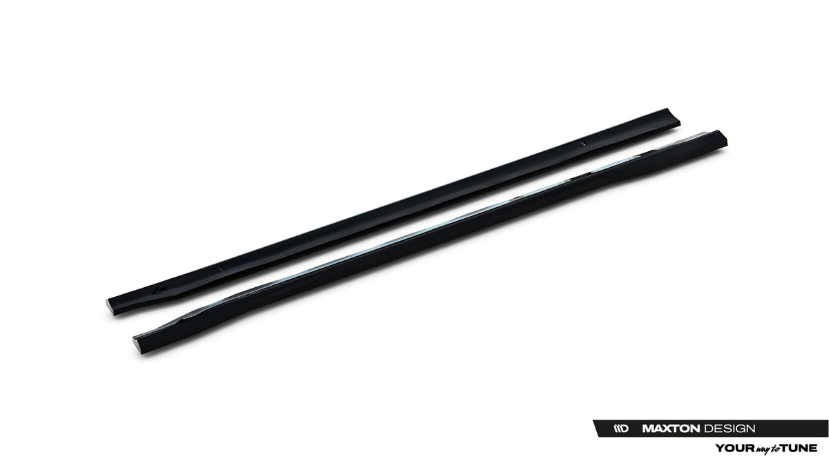 Sideskjørt diffusers sett i blank sort til Ford Kuga ST-Line Mk2 Facelift