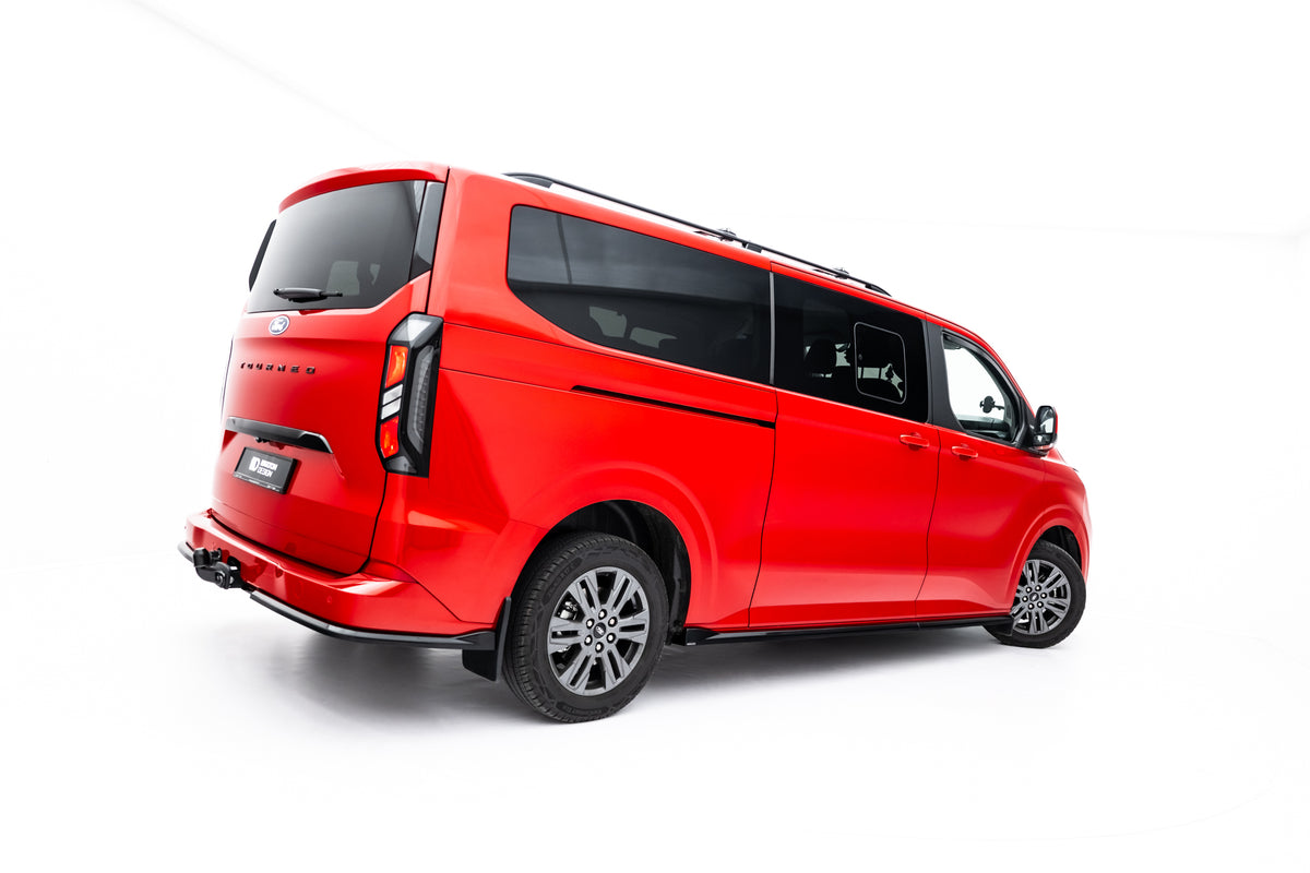 Maxton Design sideskjørt for Ford Transit Custom L2 MK2 med valgfri dekorstripe