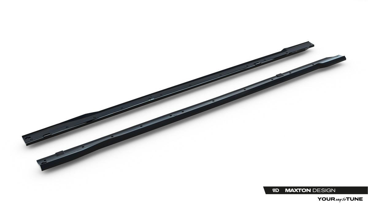 Detalj av ABS-overflate på sideskjørt diffuser for Transit Custom MSRT