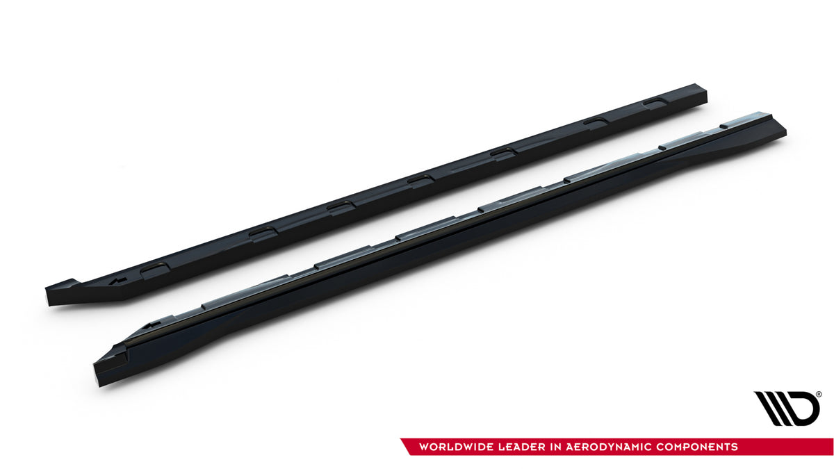 Maxton Design sideskjørt for MG HS Mk1 Facelift med monteringsdetaljer