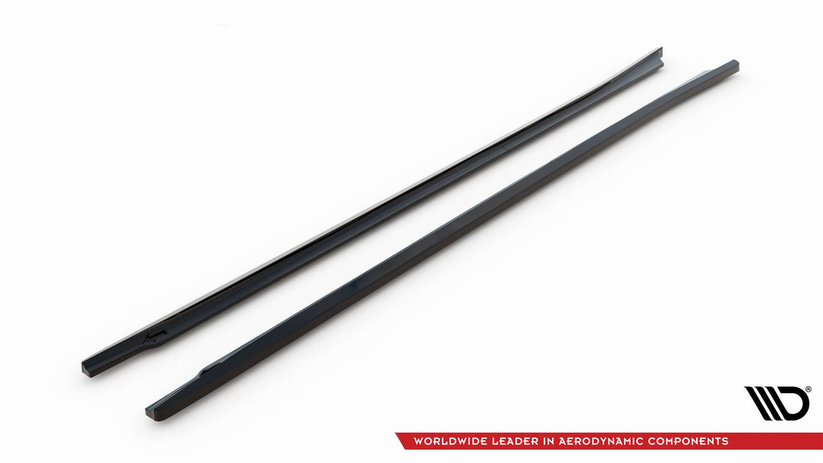 Sideskjørt diffusor for Mazda 6 MK3 Facelift vist fra siden med monteringsdetaljer