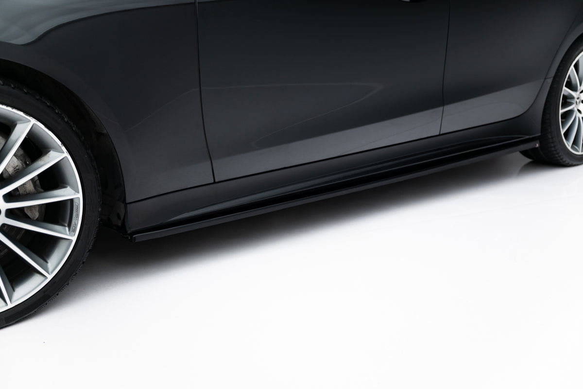 Sideskjørt diffusers i blank sort ABS til Mercedes-AMG CLS 53 C257
