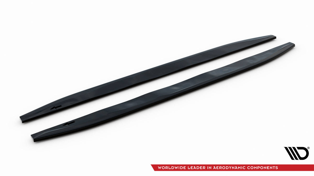 Maxton sideskjørt diffusorer V1 Mercedes GLE W167 detaljbilde