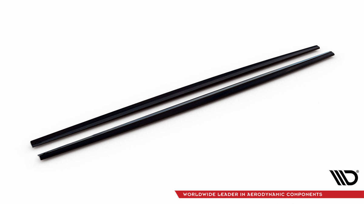 Maxton Design sideskjørt Mercedes W223 AMG-Line – bakre seksjon detalj