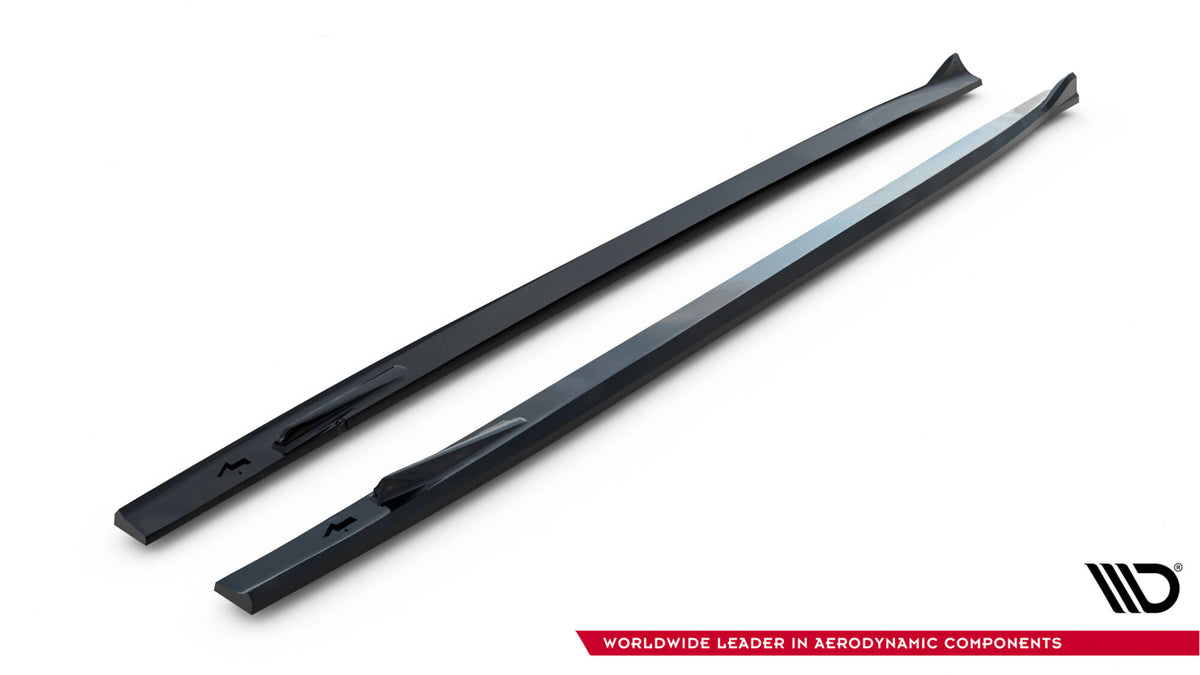 Mercedes SL 63 R232 med Maxton Design sideskjørt sett bakfra