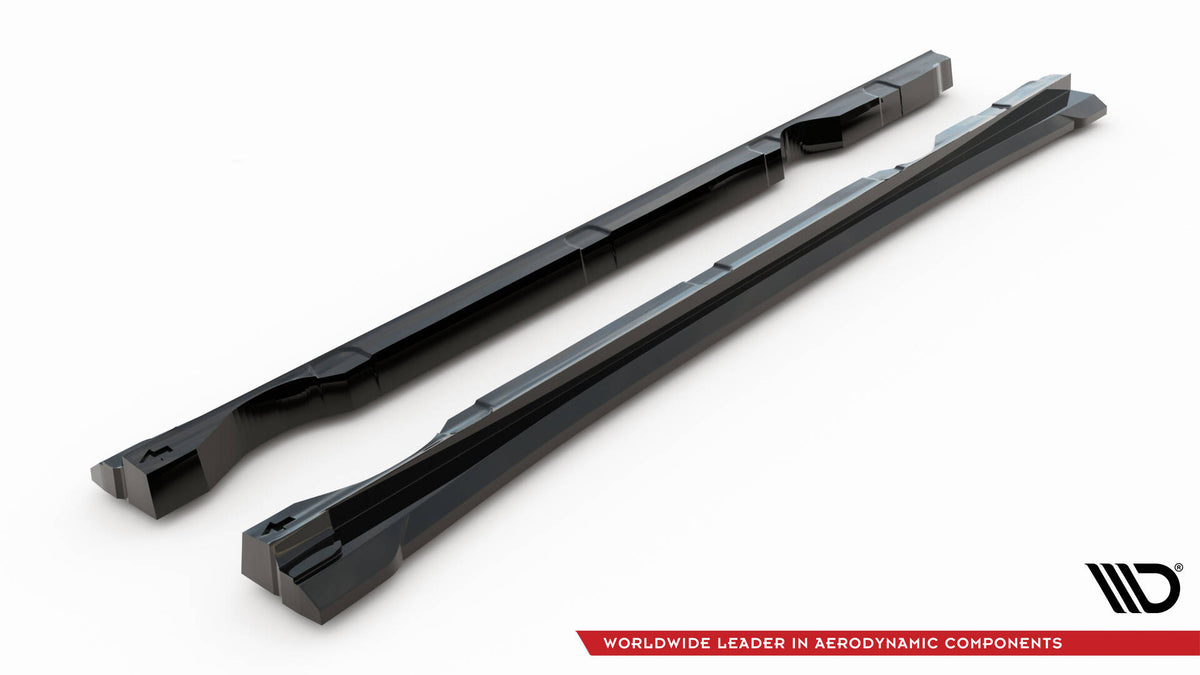 Maxton Design sideskjørt for Renault Espace Mk5, profilvisning fra siden