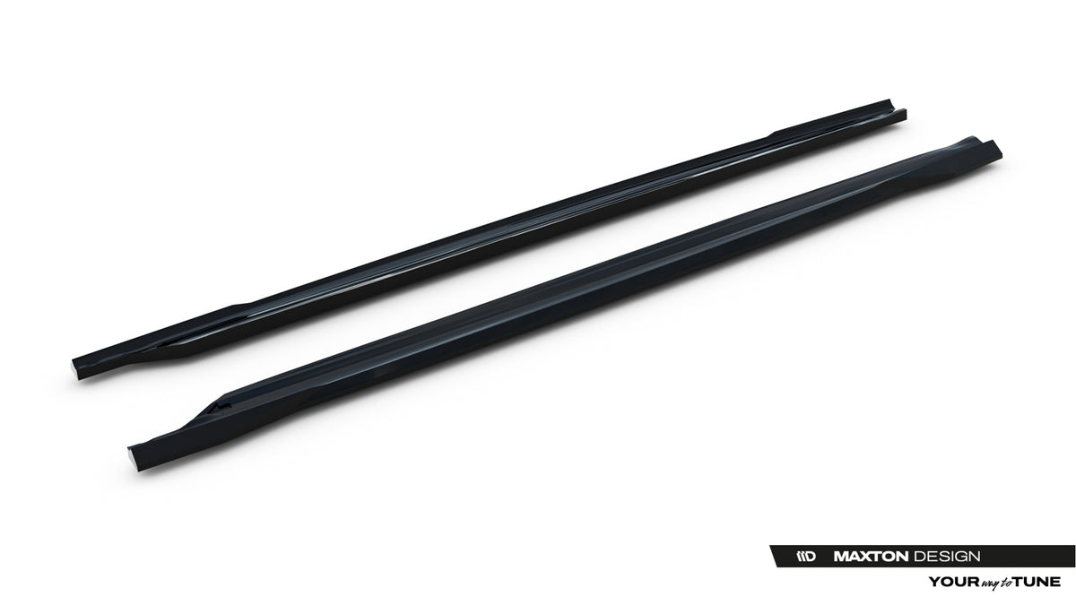 Detaljbilde av Maxton Design sideskjørt diffuser til Skoda Octavia Mk4