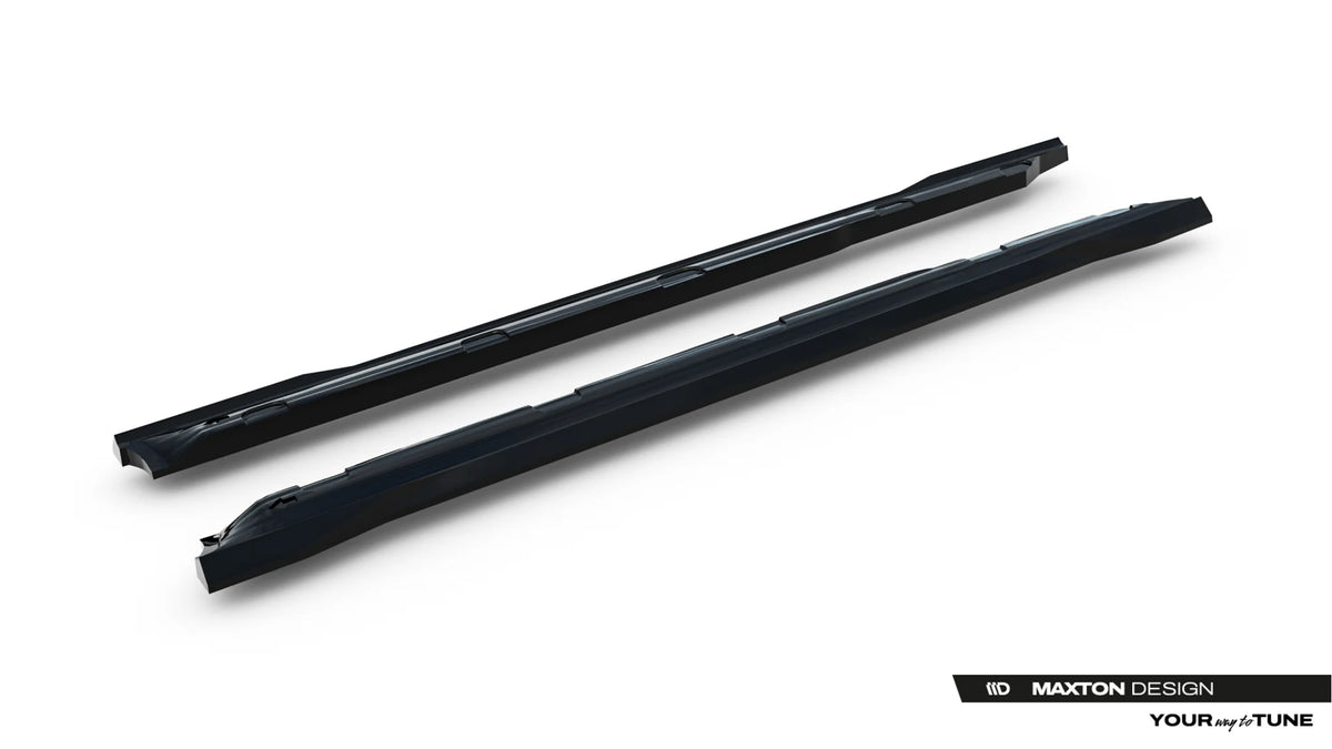 Sideskjørt diffusers-sett til Skoda Scala Mk1 Facelift med monteringssett