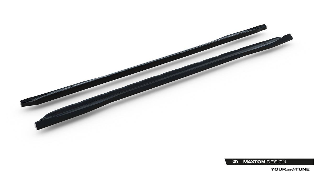 Detaljbilde av ABS sideskjørt diffuser til Audi A6 S-Line C9