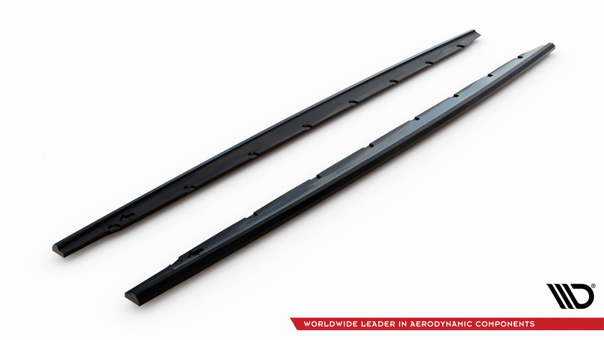 Sideskjørt BMW F70 V.1 uten flaps i slagfast ABS-plast