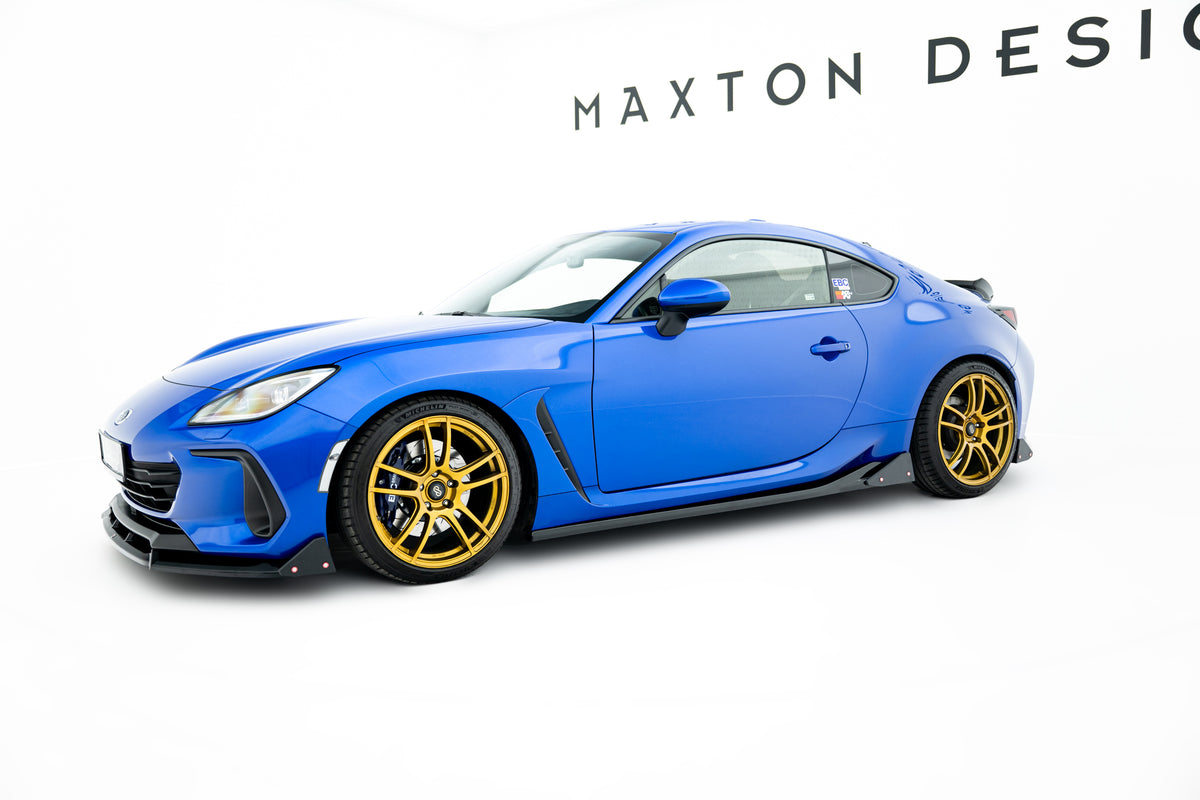 Maxton Design sideskjørt diffusers V.1 for Subaru BRZ Mk2 i sort ABS-plast