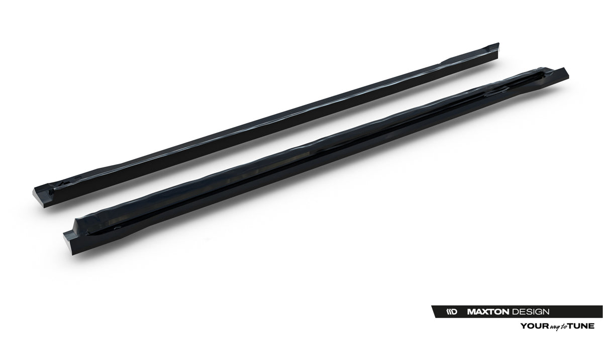 Sideskjørt diffusers sett til Skoda Superb Sportline Mk4 sett fra siden