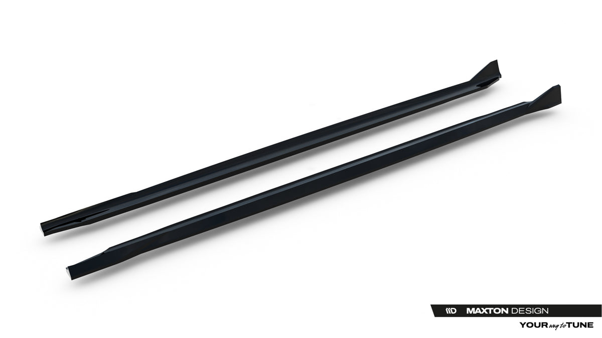 Nærbilde av sideskjørt diffuser i ABS-plast for BMW M5 F90
