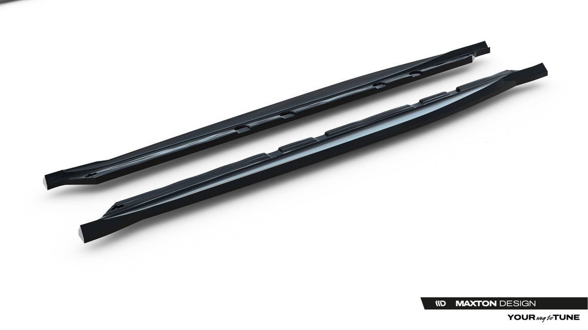 Detalj av UV-bestandig sideskjørt diffuser til Cupra Leon Aero Mk1