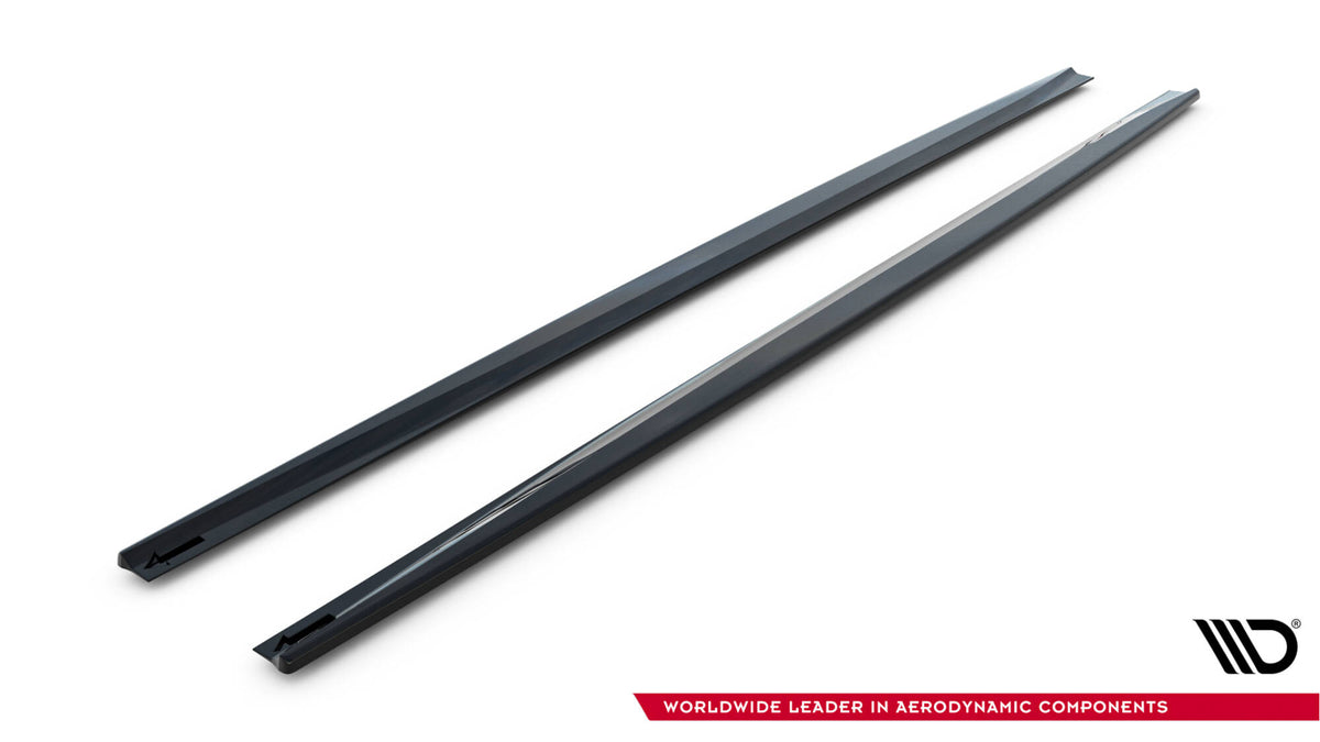Par med sideskjørt extensions til Ford Focus MK4 ST-Line sett ovenfra