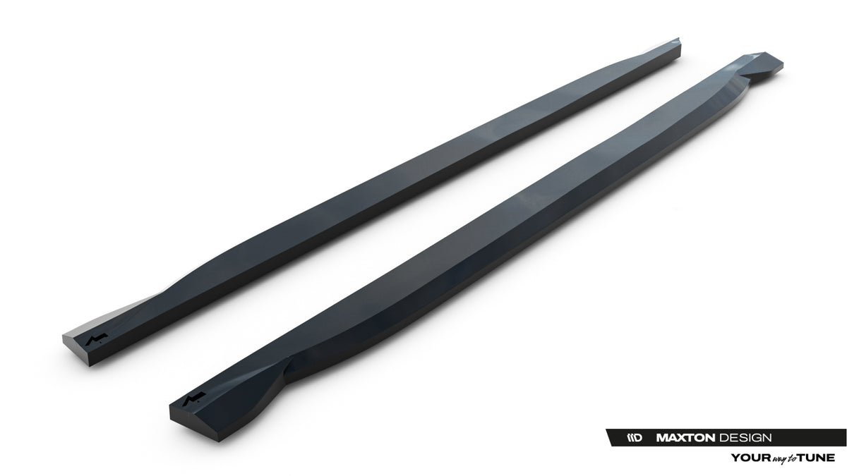 Maxton Design sideskjørt-diffuser i Gloss Black til Mercedes GLS X167