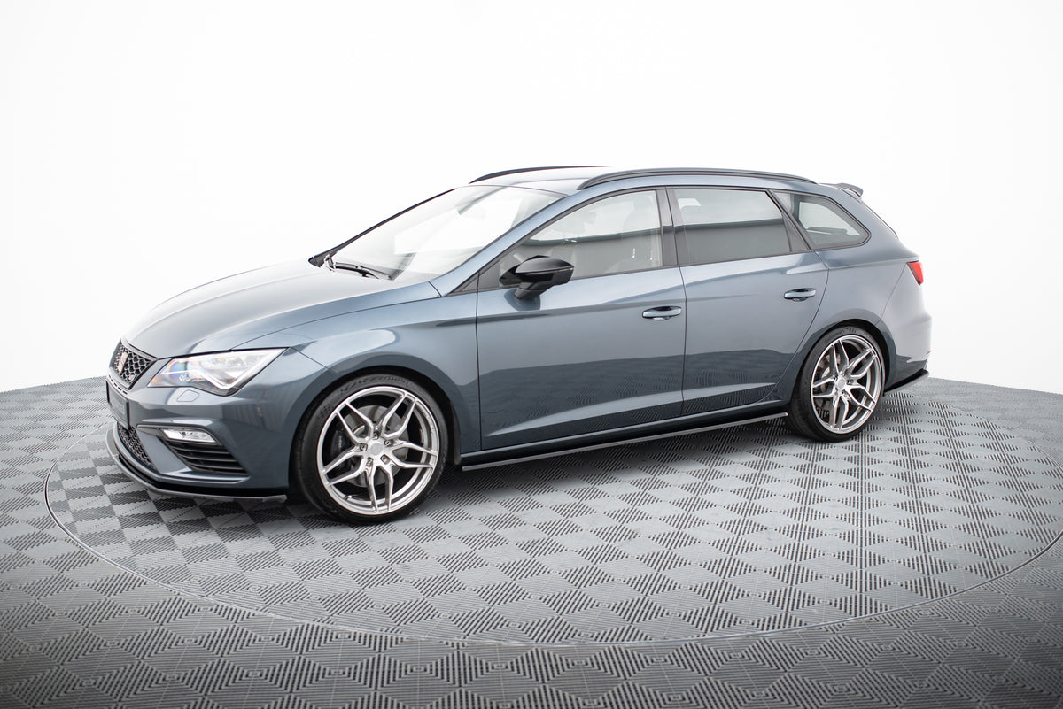 Sideskjørt diffusers v.2 Seat Leon Mk3 Cupra/ Fr Facelift sett fra siden