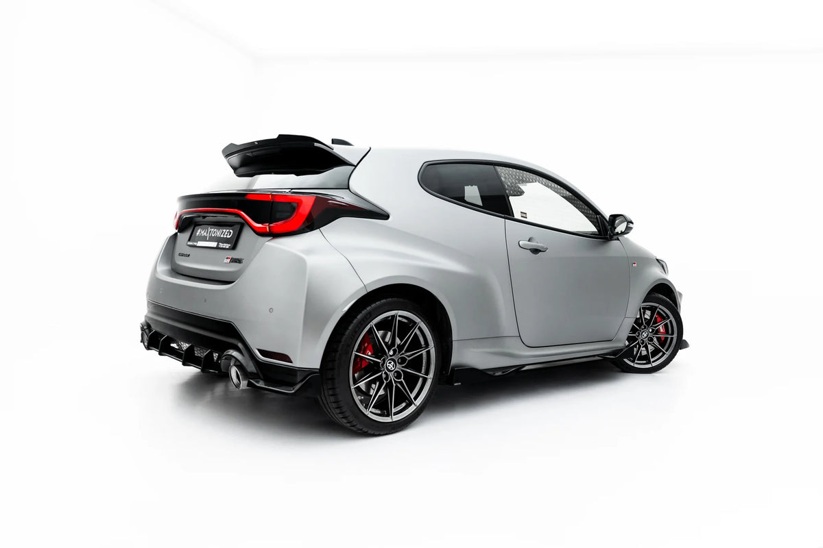 Sideskjørt diffusers i blank sort ABS til Toyota GR Yaris Mk4 Facelift