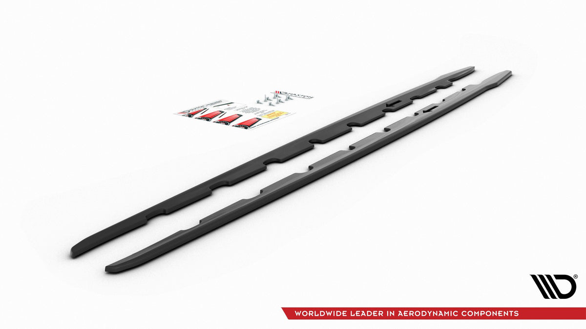 Sideskjørt Diffusers V.2 Bmw 1 F40 M-Pack naerbilde av overflaten