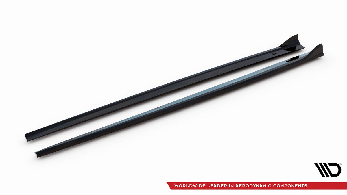 Audi RS3 Sedan 8V med Maxton sideskjørt diffusorer V.3 sett fra siden