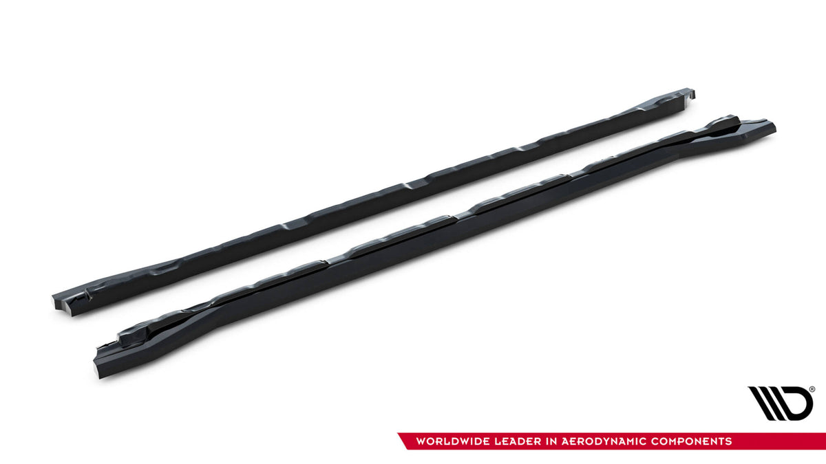 Sidediffusor til VW Atlas R-Line i skrå vinkel med synlig overflatestruktur