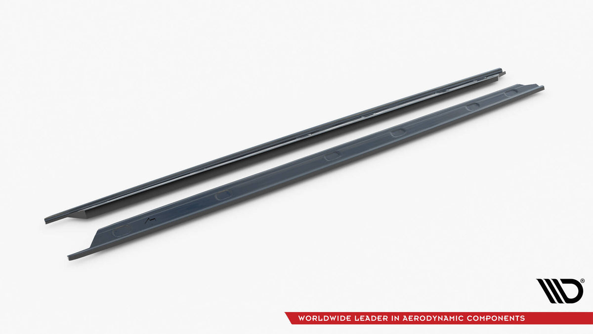 Maxton Design sideskjørt til VW Caddy Maxi Mk5 i original emballasje med monteringstilbehør inkludert