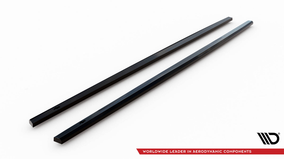 Maxton Design sideskjørt diffusers-sett i sort til Jetta GLI Mk7