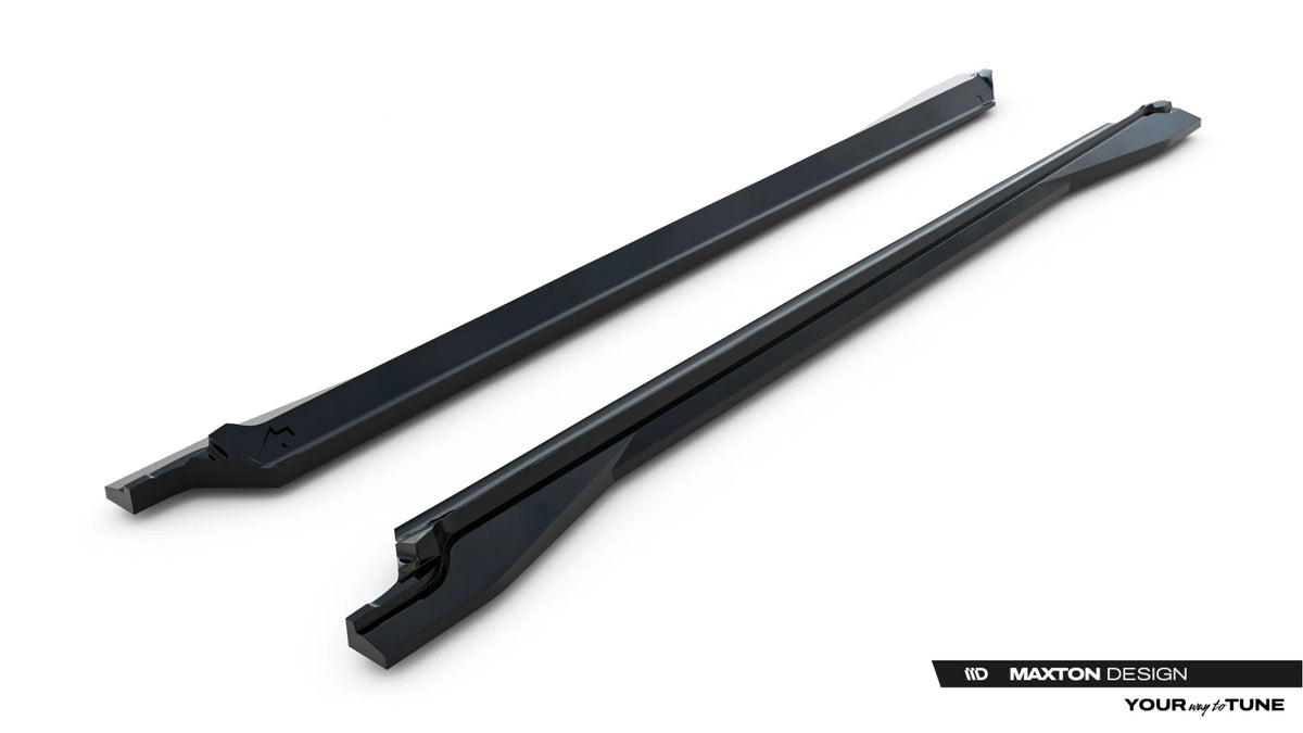 Volkswagen Touareg Mk3 Facelift med montert sideskjørt diffusers i ABS