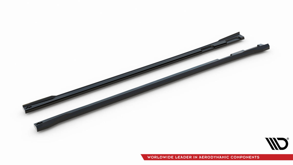 Terskeldiffuser for Volvo EX30 i sort finish, ovenfra