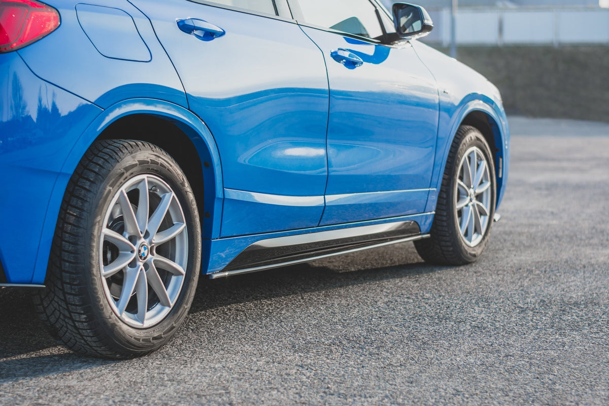 Sideskjørt BMW X2 F39 M-Pakke i matt svart ABS – Maxton Design