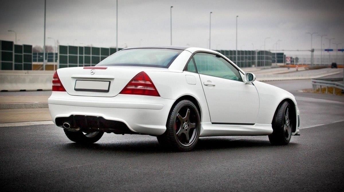 Sideskjørt Mercedes Slk R170 vist montert