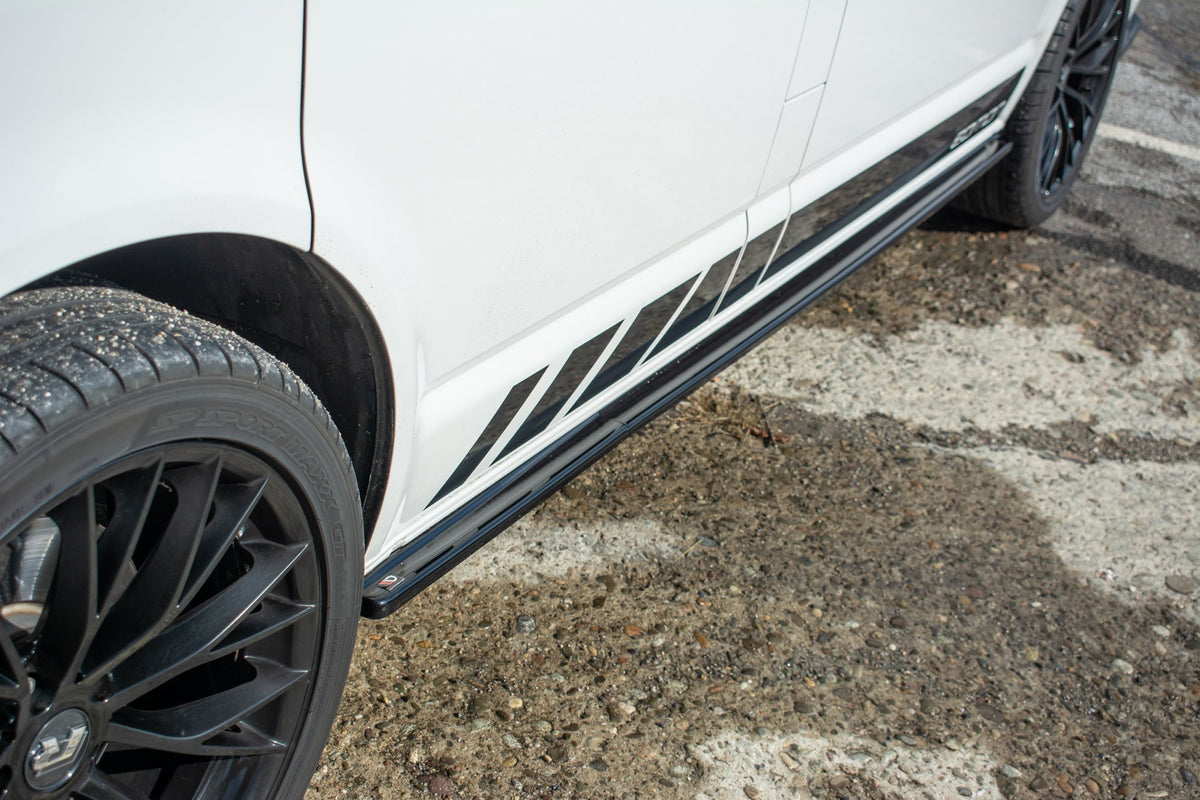 Sideskjørt diffusorer VW T6 komplett sett i ABS-plast