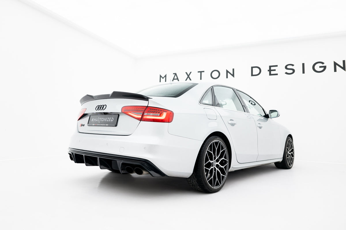 Maxton Design spoilerforlenger for Audi S4 B8 Facelift i nærbilde