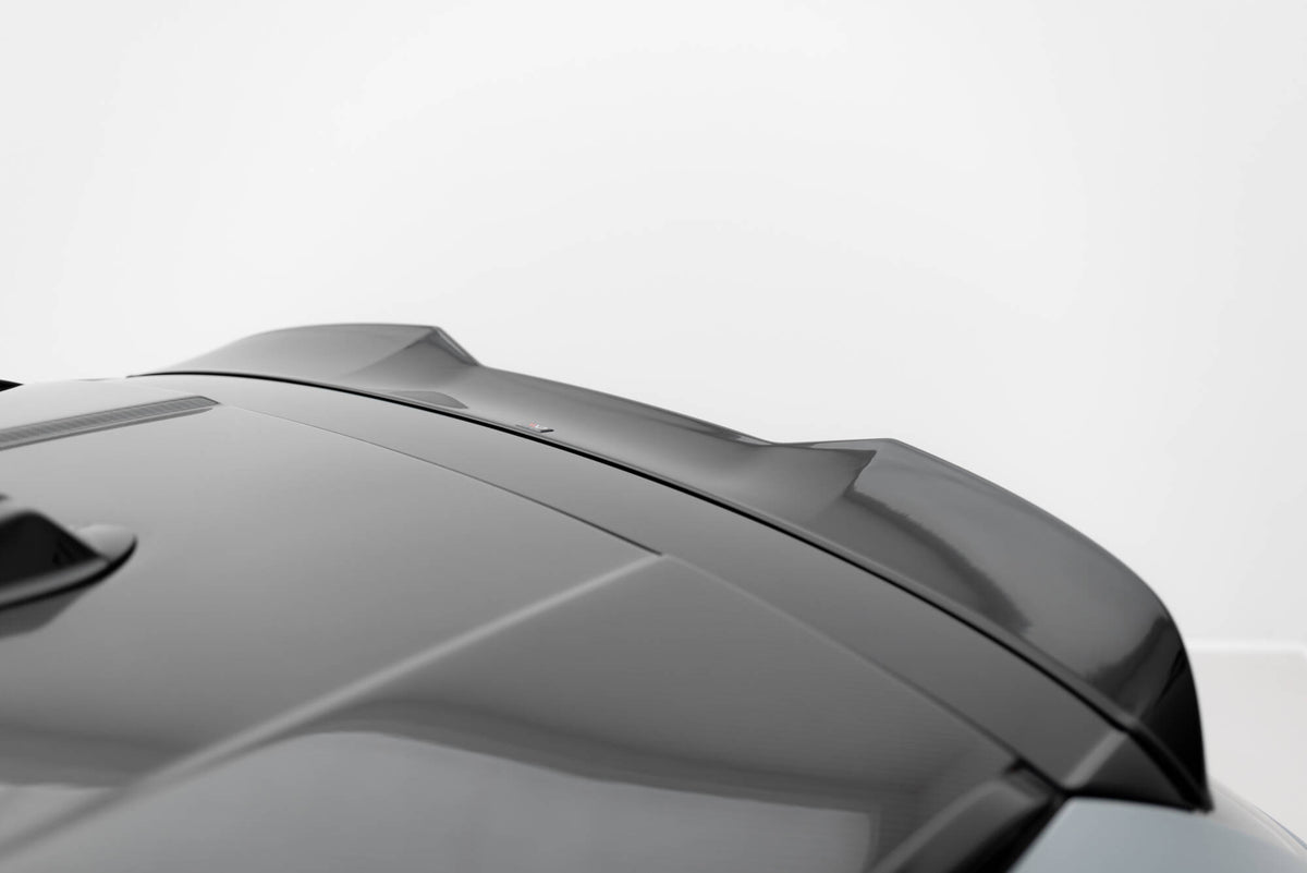 Spoiler cap for BMW G21 Touring vist ovenfra med synlig 3D-profil