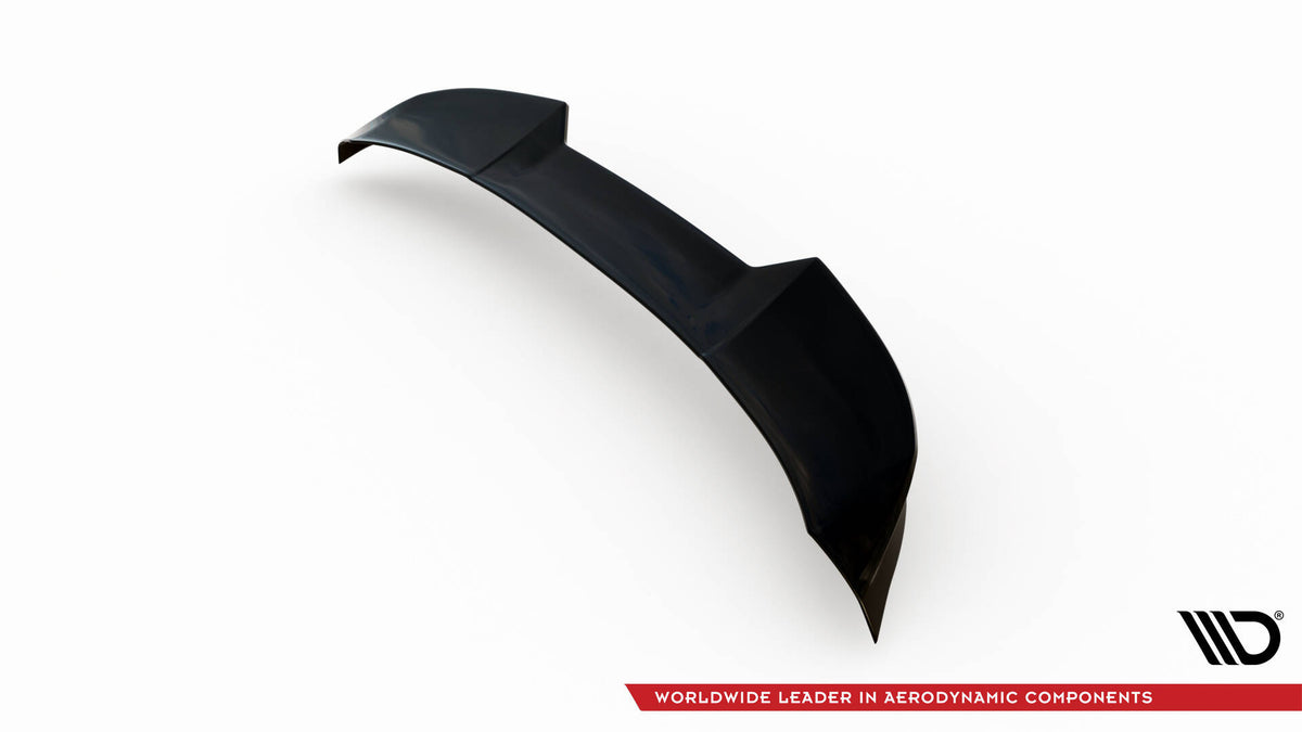 Spoiler cap 3D for Ford Fiesta ST-Line MK8 i skrå vinkel som viser tredimensjonal form