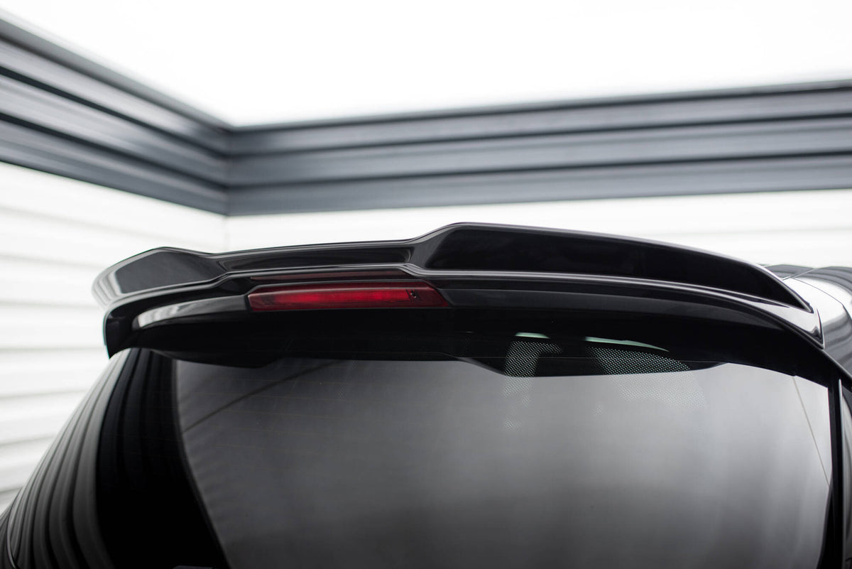 Spoiler cap 3D til Ford S-Max ST-Line MK2 sett bakfra med fokus på hekklinja