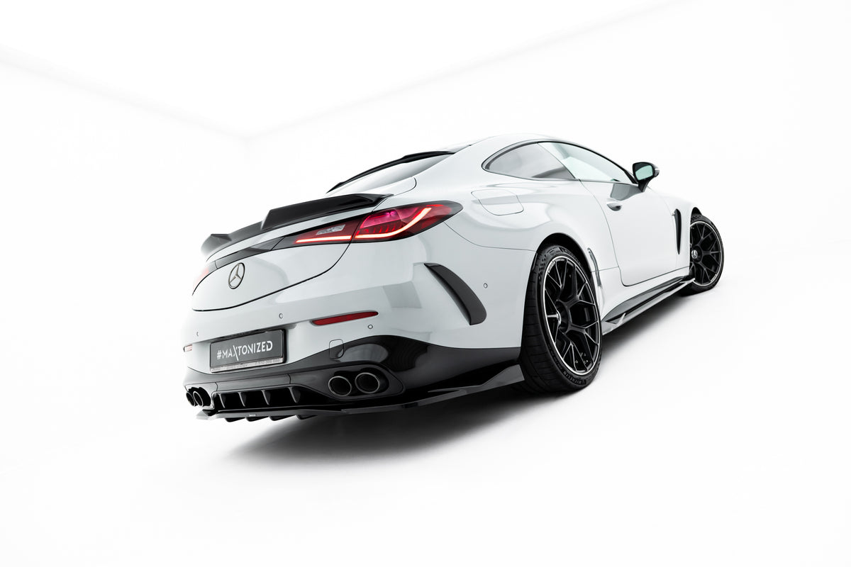 Bakspoiler-cap på Mercedes-AMG CLE 53 sett bakfra