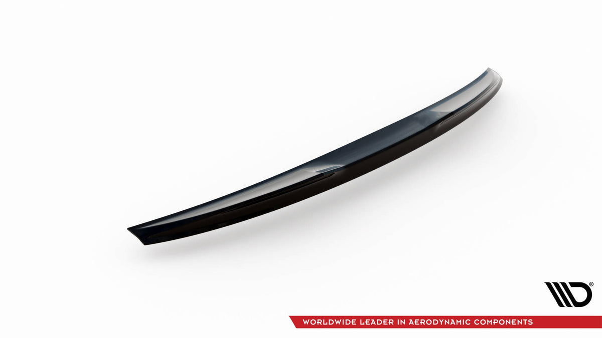 Detaljbilde av Maxton spoiler cap på bakluken til CLA Coupé C118