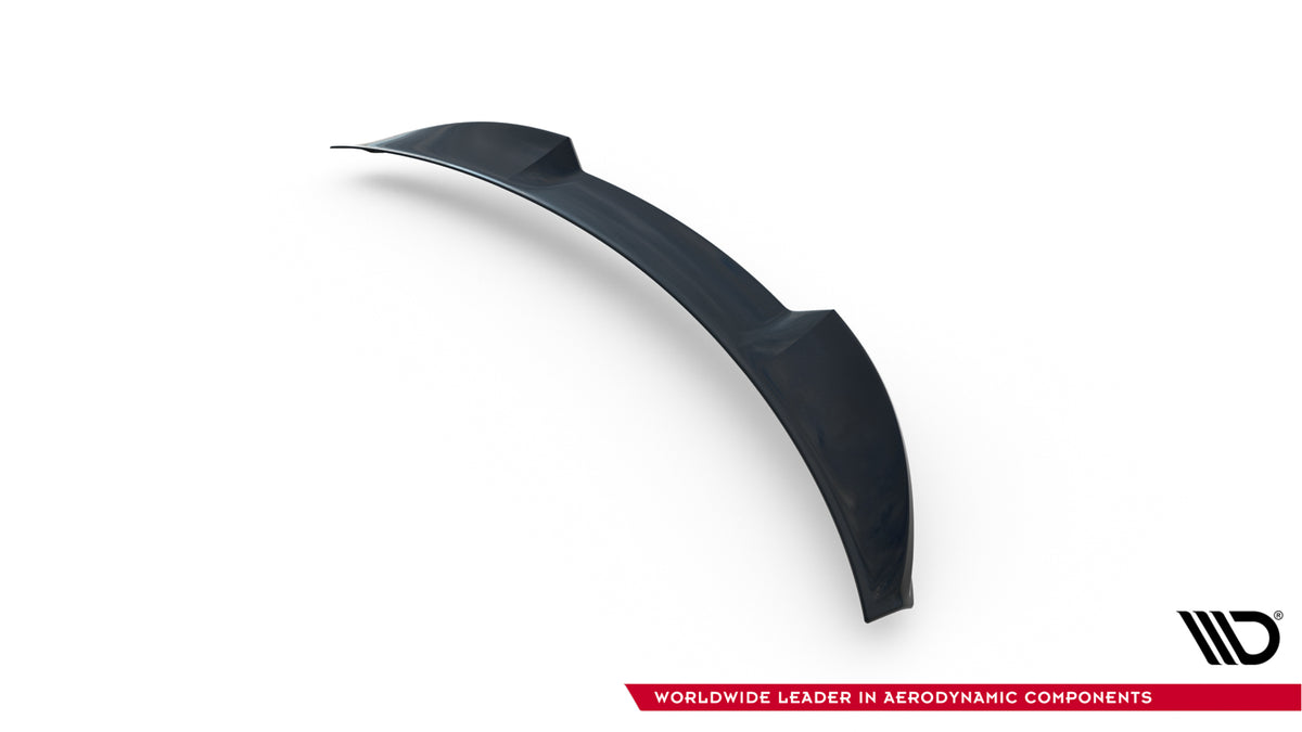 Maxton spoiler for Mercedes C 43 AMG-Line Sedan W206, sort finish detaljbilde ovenfra