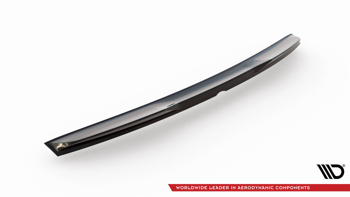 Mercedes E Sedan W214 med Maxton spoiler cap 3D sett bakfra