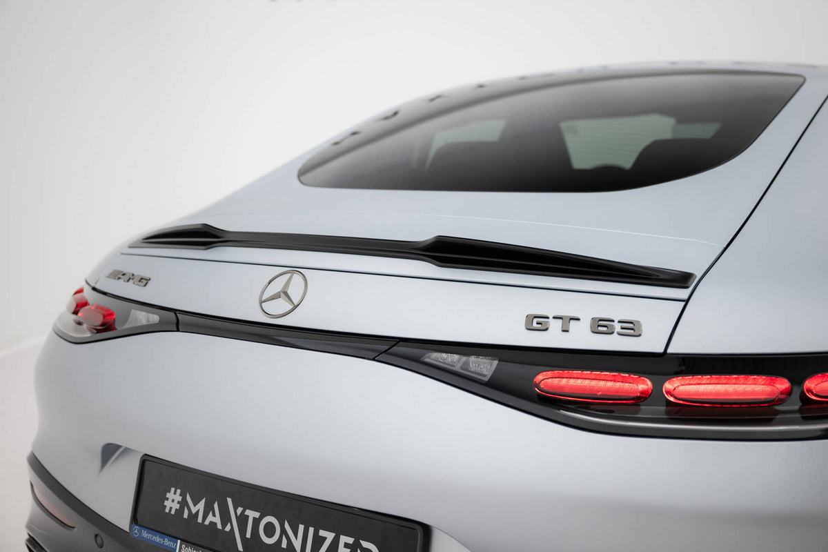 Spoiler Cap 3D til Mercedes AMG GT C192 sett ovenfra i sort finish