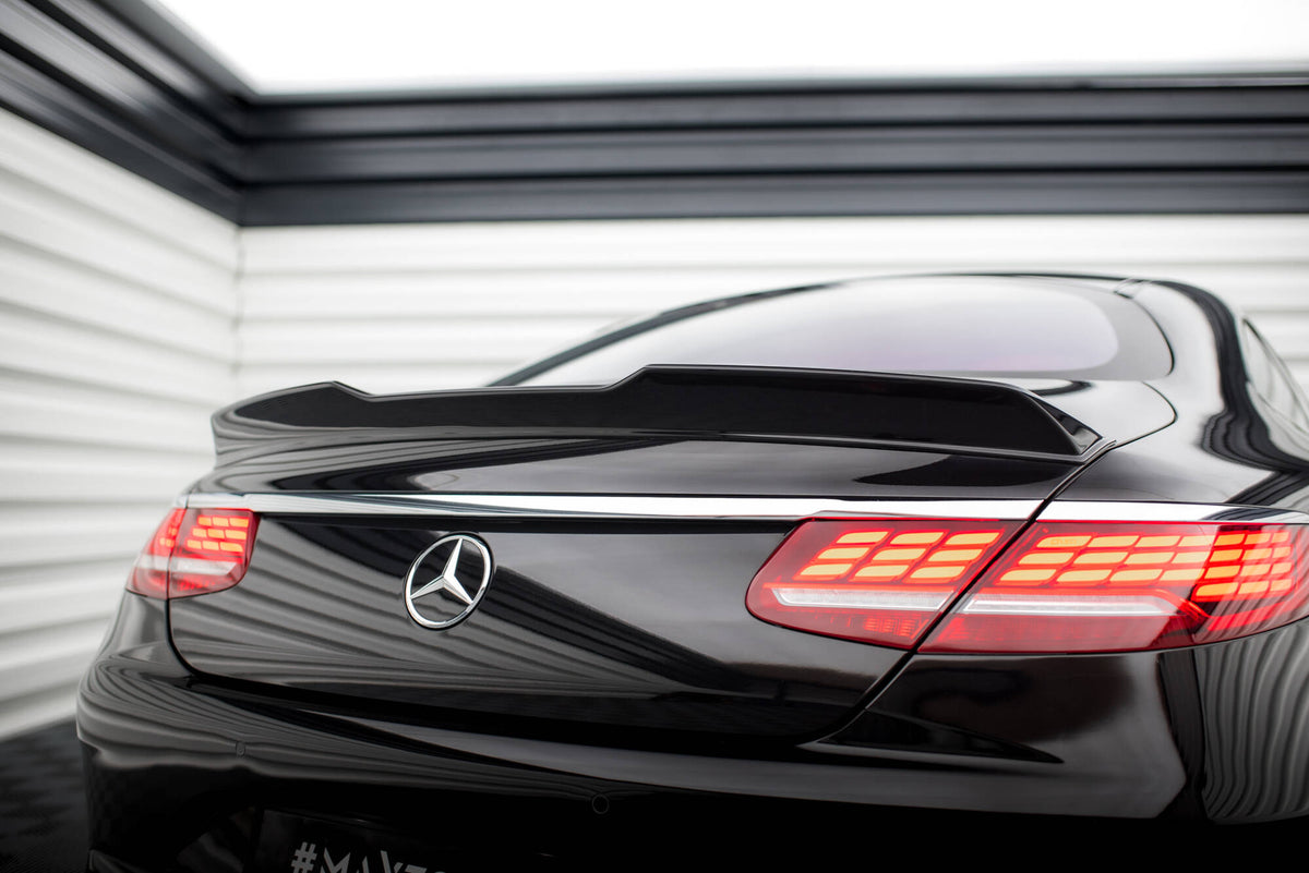 Spoiler cap Maxton Design 3D montert på Mercedes S Coupe C217 Facelift