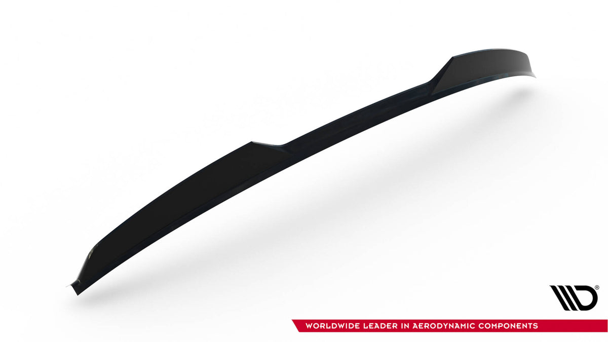 Innhold i pakken med spoiler, 3M tape og avfettingsklut til Skoda Octavia MK4